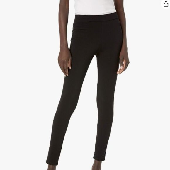 NWT Theory Heathered Charcoal Shawn C2 Polish Ponte Leggings S - Picture 1 of 10